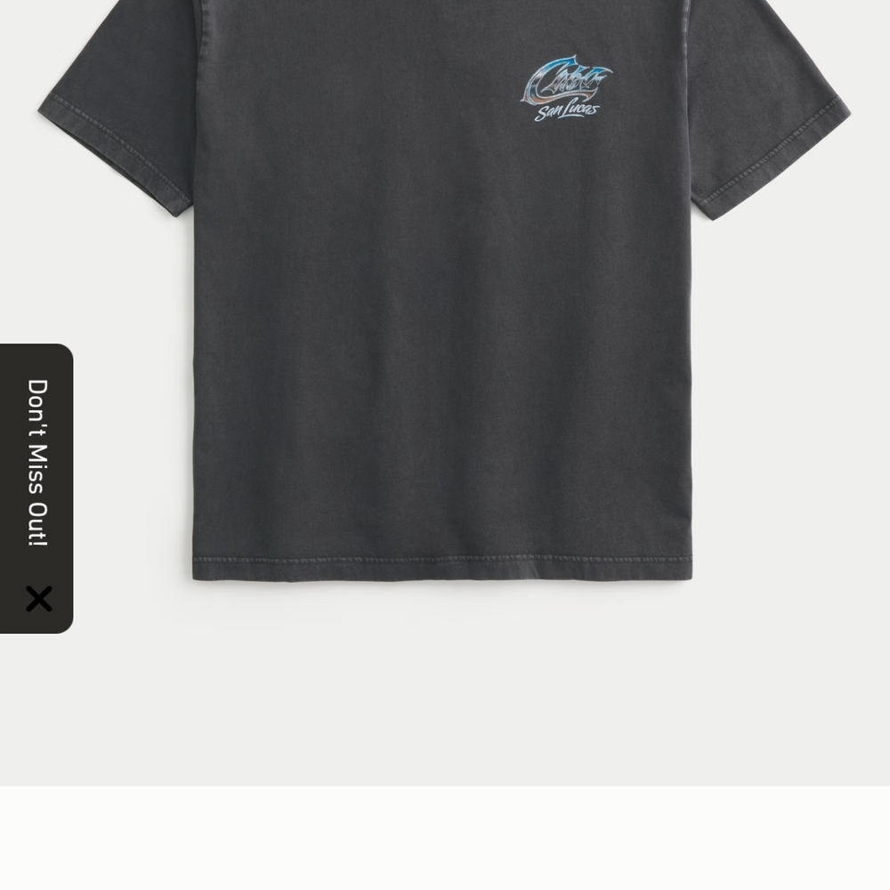 Black Graphic Short-Sleeve Men's T-Shirt